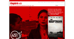 Desktop Screenshot of filmgalerie451.de